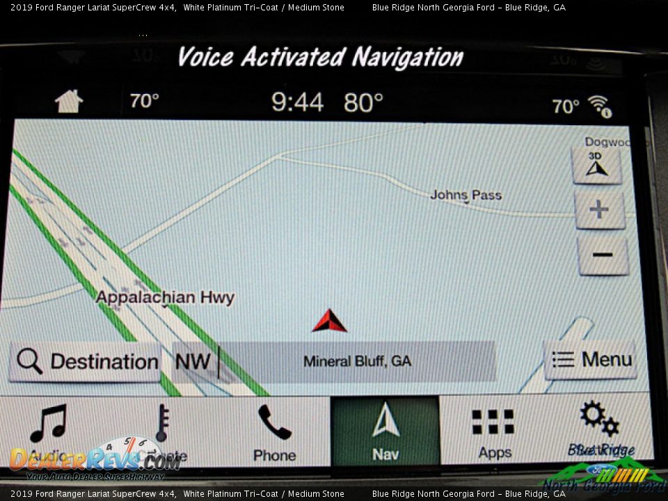 2019 Ford Ranger Lariat SuperCrew 4x4 White Platinum Tri-Coat / Medium Stone Photo #20