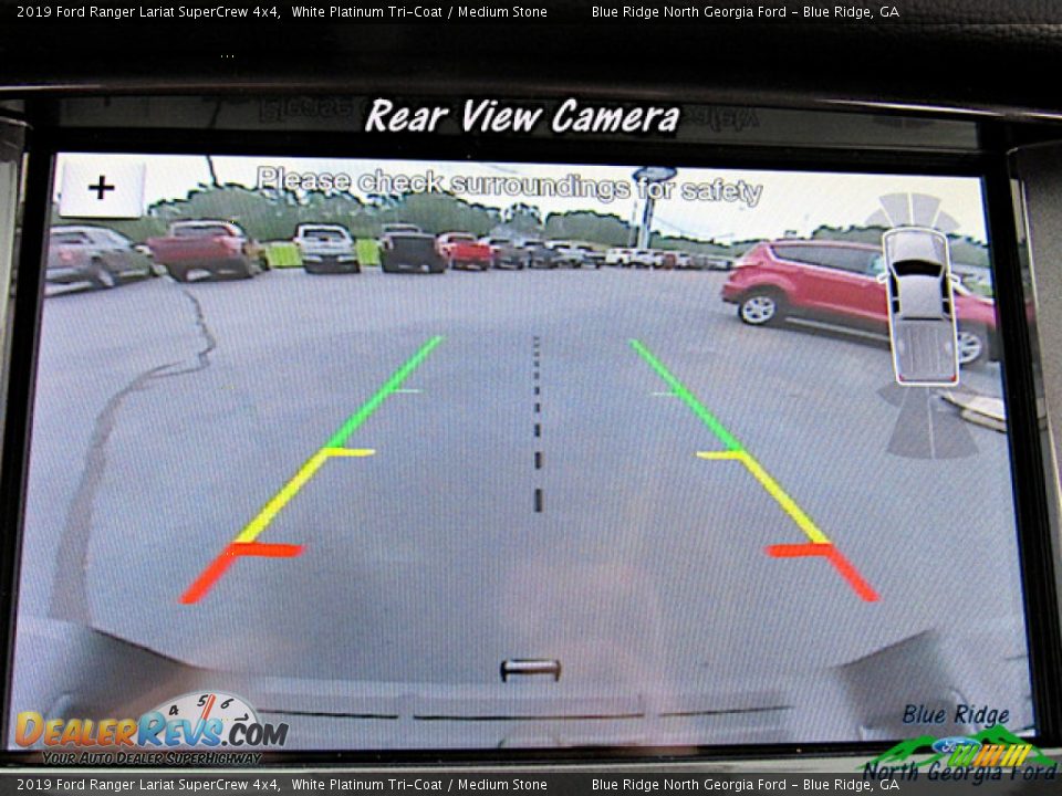 2019 Ford Ranger Lariat SuperCrew 4x4 White Platinum Tri-Coat / Medium Stone Photo #21