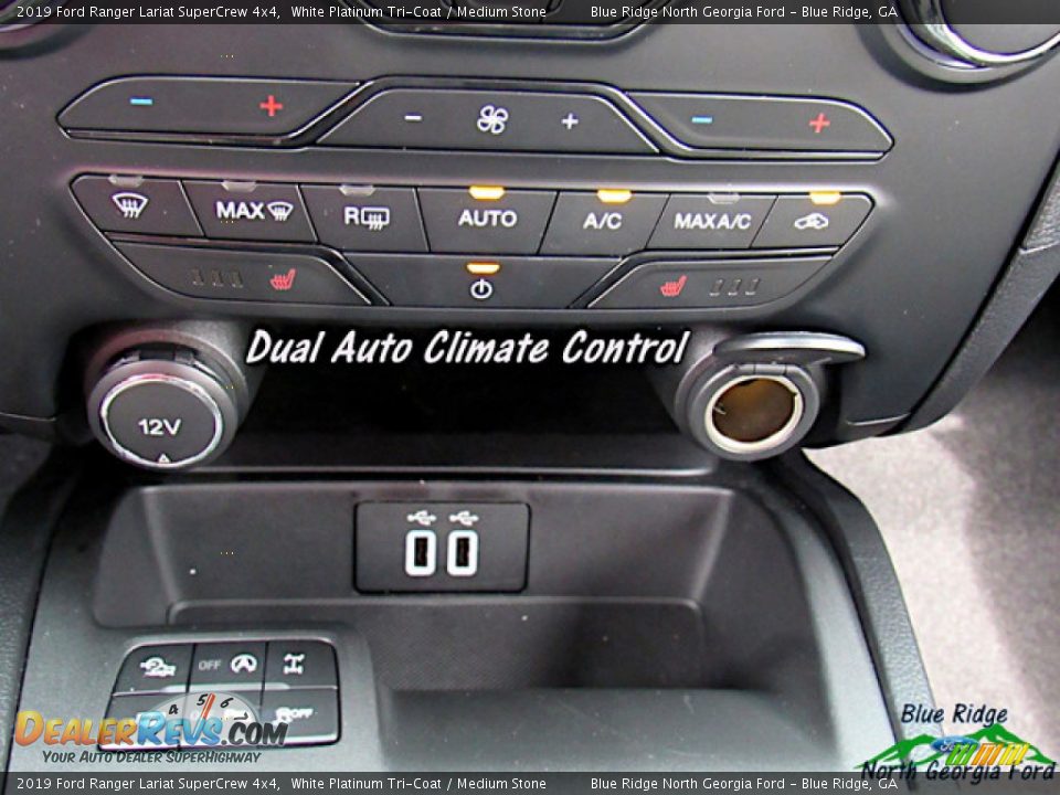 2019 Ford Ranger Lariat SuperCrew 4x4 White Platinum Tri-Coat / Medium Stone Photo #22