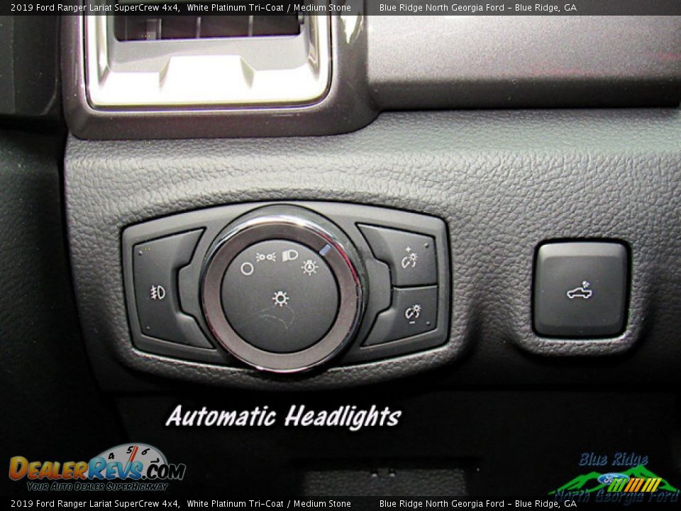2019 Ford Ranger Lariat SuperCrew 4x4 White Platinum Tri-Coat / Medium Stone Photo #23