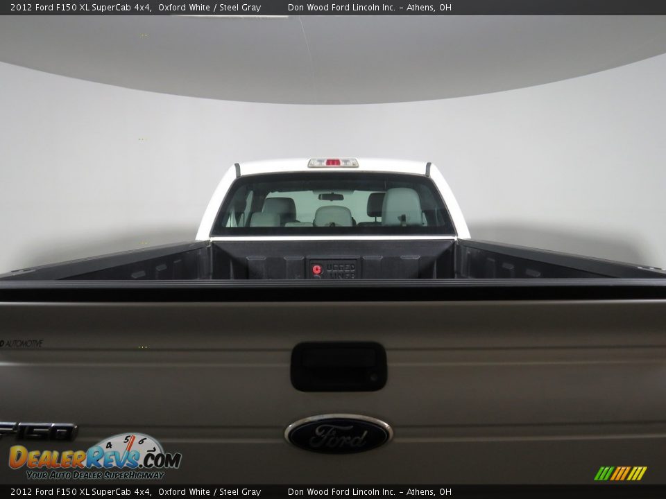 2012 Ford F150 XL SuperCab 4x4 Oxford White / Steel Gray Photo #10