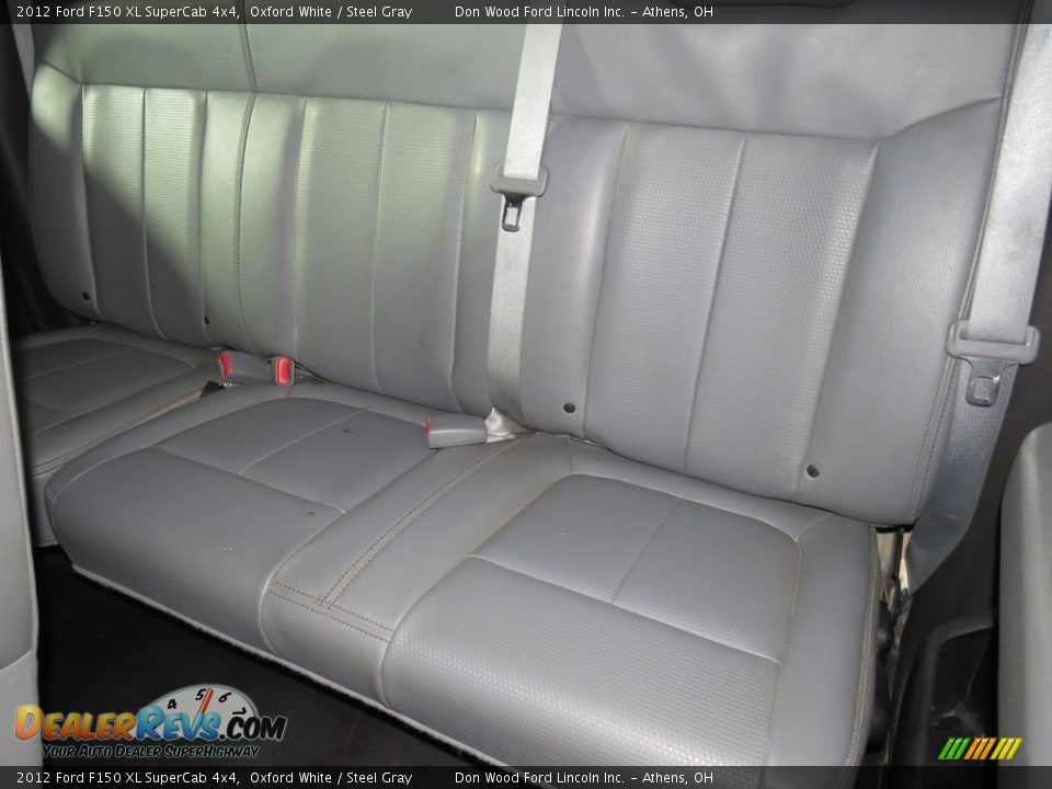 2012 Ford F150 XL SuperCab 4x4 Oxford White / Steel Gray Photo #16