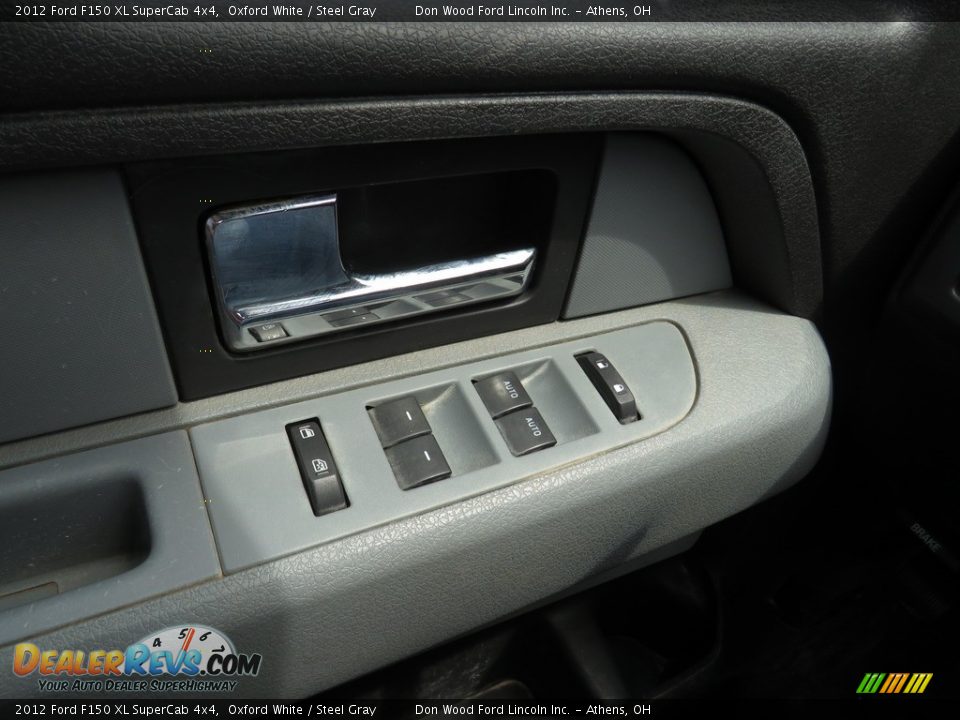 2012 Ford F150 XL SuperCab 4x4 Oxford White / Steel Gray Photo #24