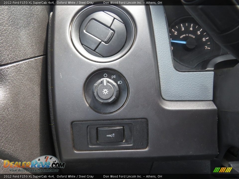 2012 Ford F150 XL SuperCab 4x4 Oxford White / Steel Gray Photo #25