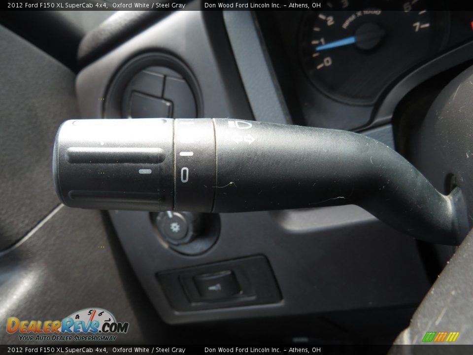 2012 Ford F150 XL SuperCab 4x4 Oxford White / Steel Gray Photo #26