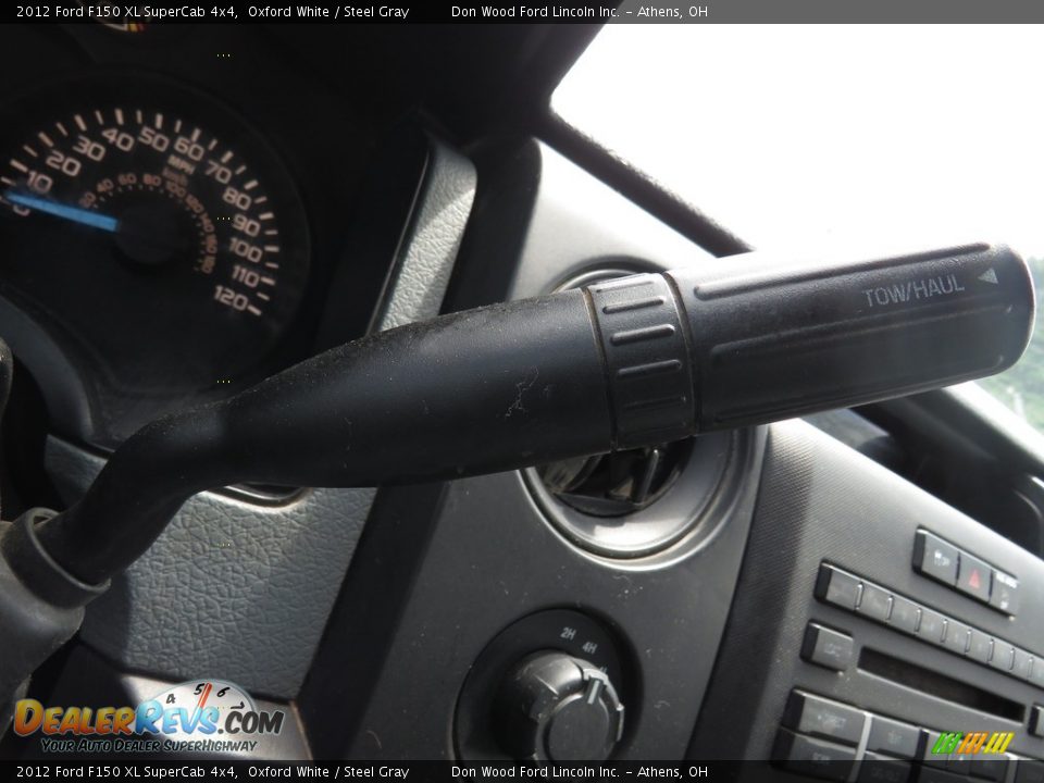 2012 Ford F150 XL SuperCab 4x4 Oxford White / Steel Gray Photo #27