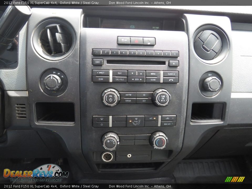 2012 Ford F150 XL SuperCab 4x4 Oxford White / Steel Gray Photo #29