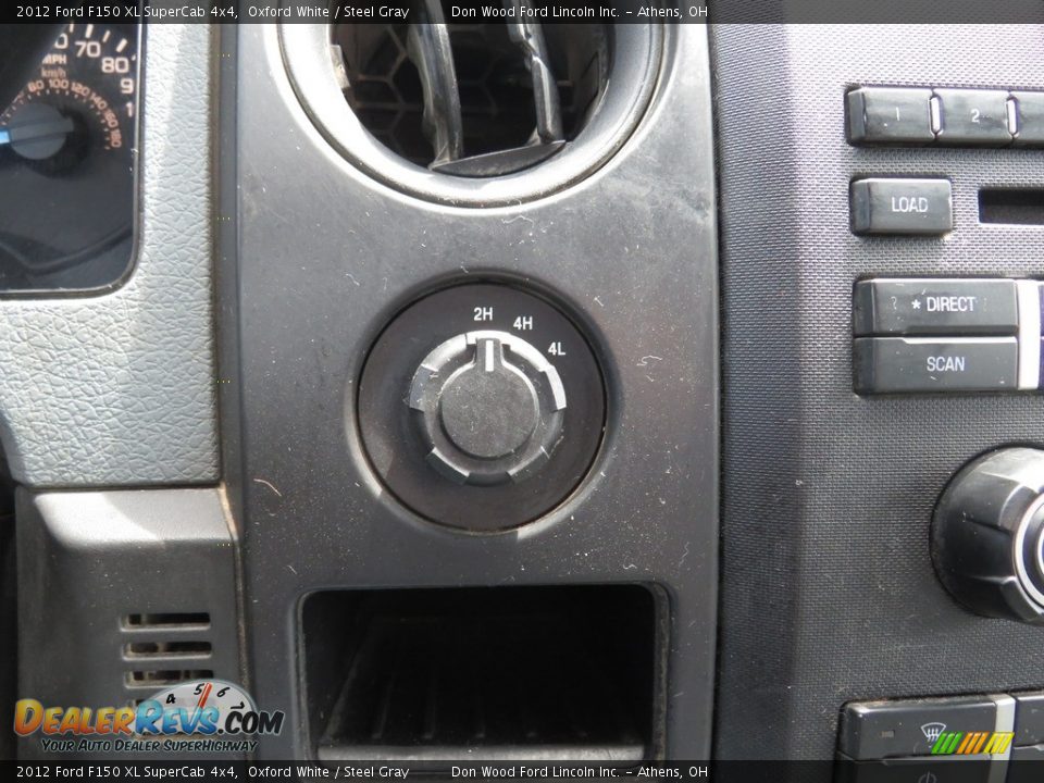 2012 Ford F150 XL SuperCab 4x4 Oxford White / Steel Gray Photo #30