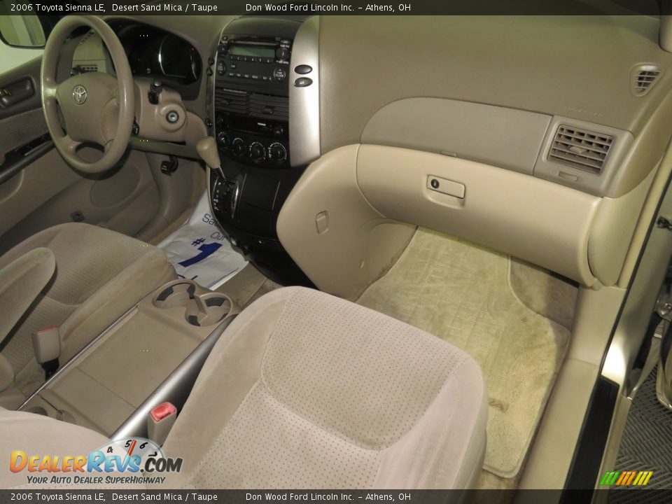 2006 Toyota Sienna LE Desert Sand Mica / Taupe Photo #27