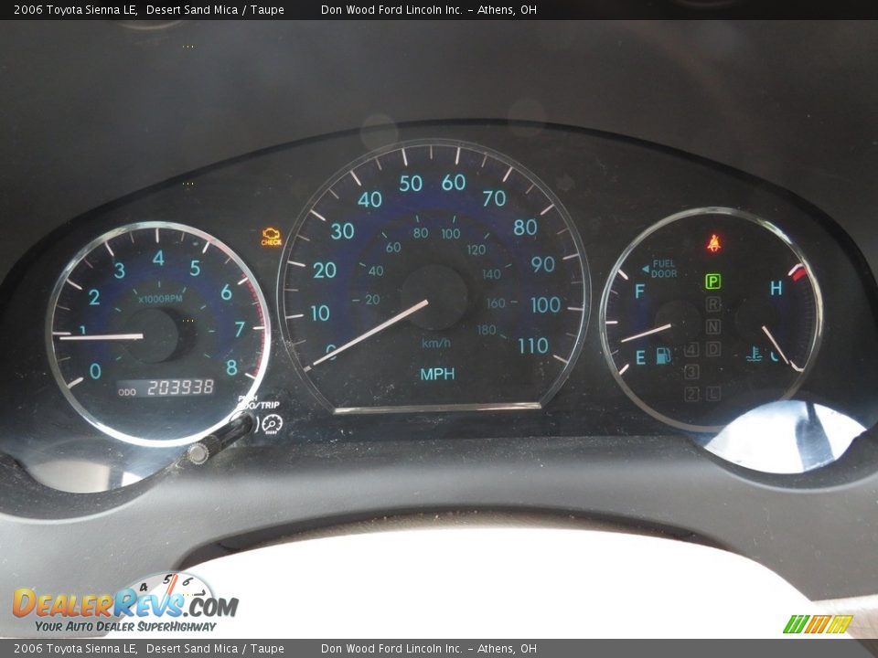 2006 Toyota Sienna LE Desert Sand Mica / Taupe Photo #28