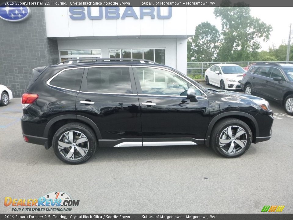 2019 Subaru Forester 2.5i Touring Crystal Black Silica / Saddle Brown Photo #3