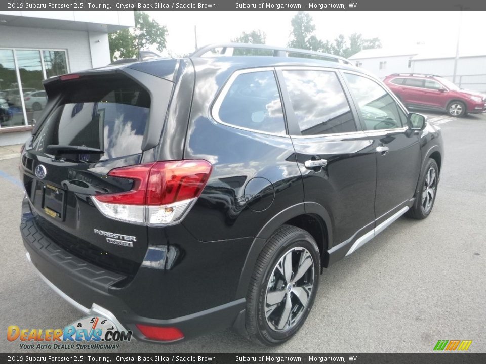 2019 Subaru Forester 2.5i Touring Crystal Black Silica / Saddle Brown Photo #4
