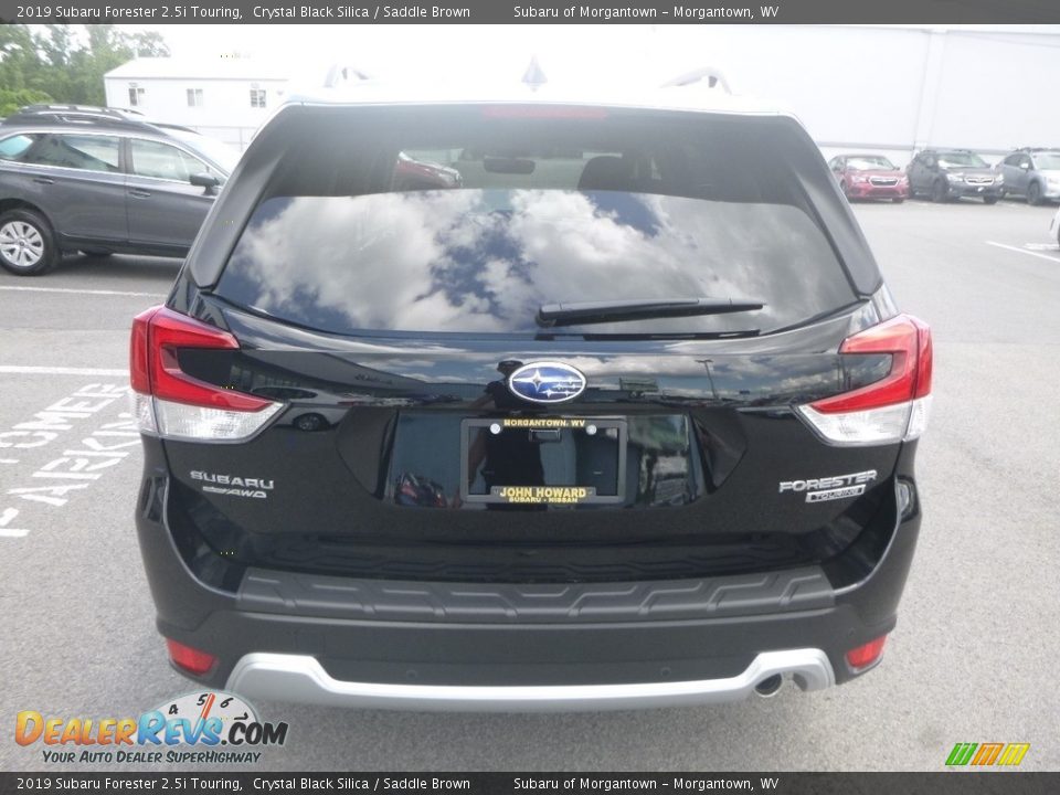 2019 Subaru Forester 2.5i Touring Crystal Black Silica / Saddle Brown Photo #5