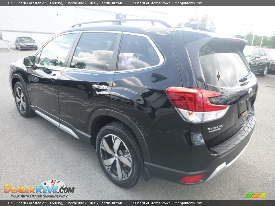 2019 Subaru Forester 2.5i Touring Crystal Black Silica / Saddle Brown Photo #6
