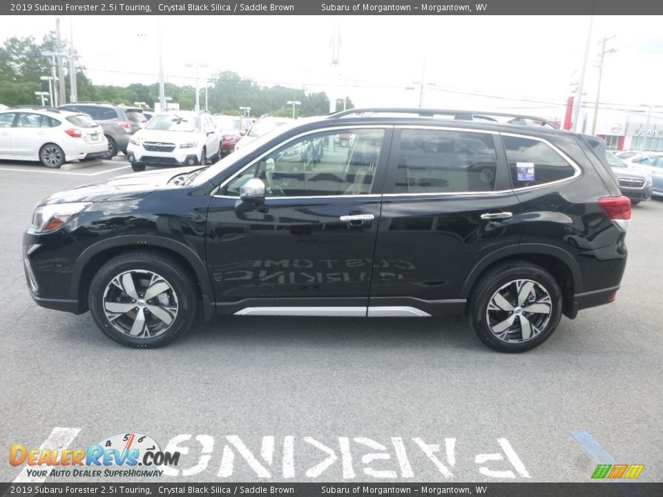2019 Subaru Forester 2.5i Touring Crystal Black Silica / Saddle Brown Photo #7