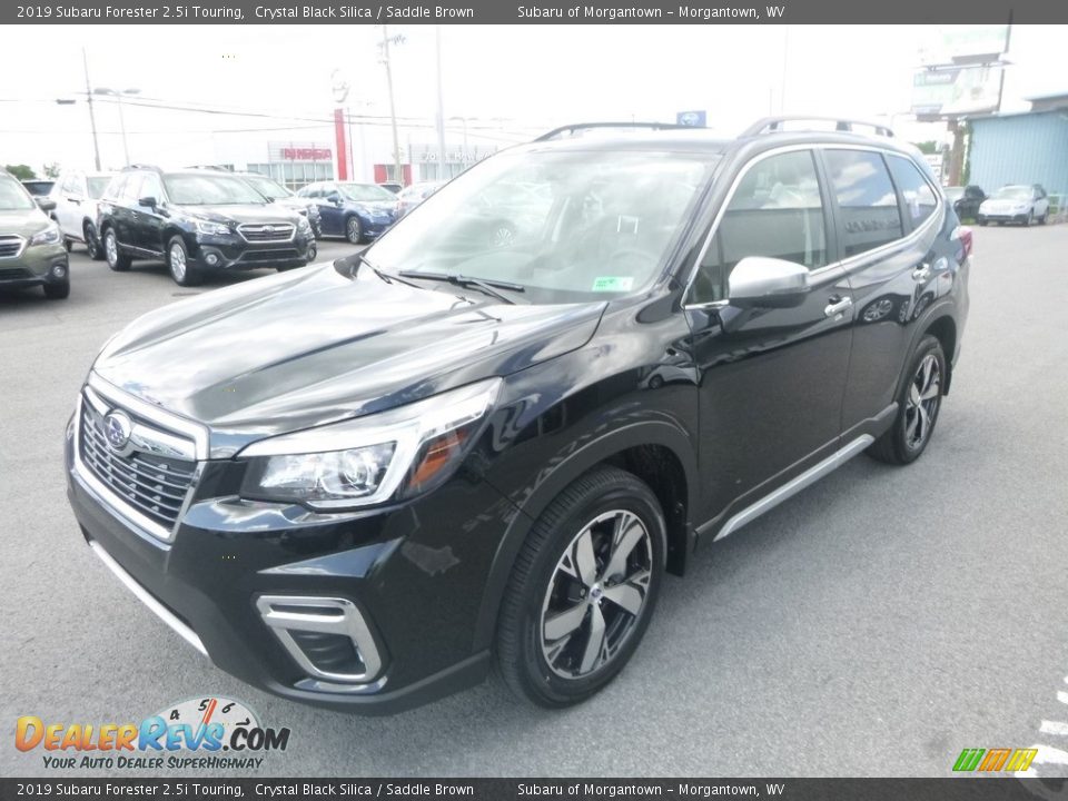 2019 Subaru Forester 2.5i Touring Crystal Black Silica / Saddle Brown Photo #8