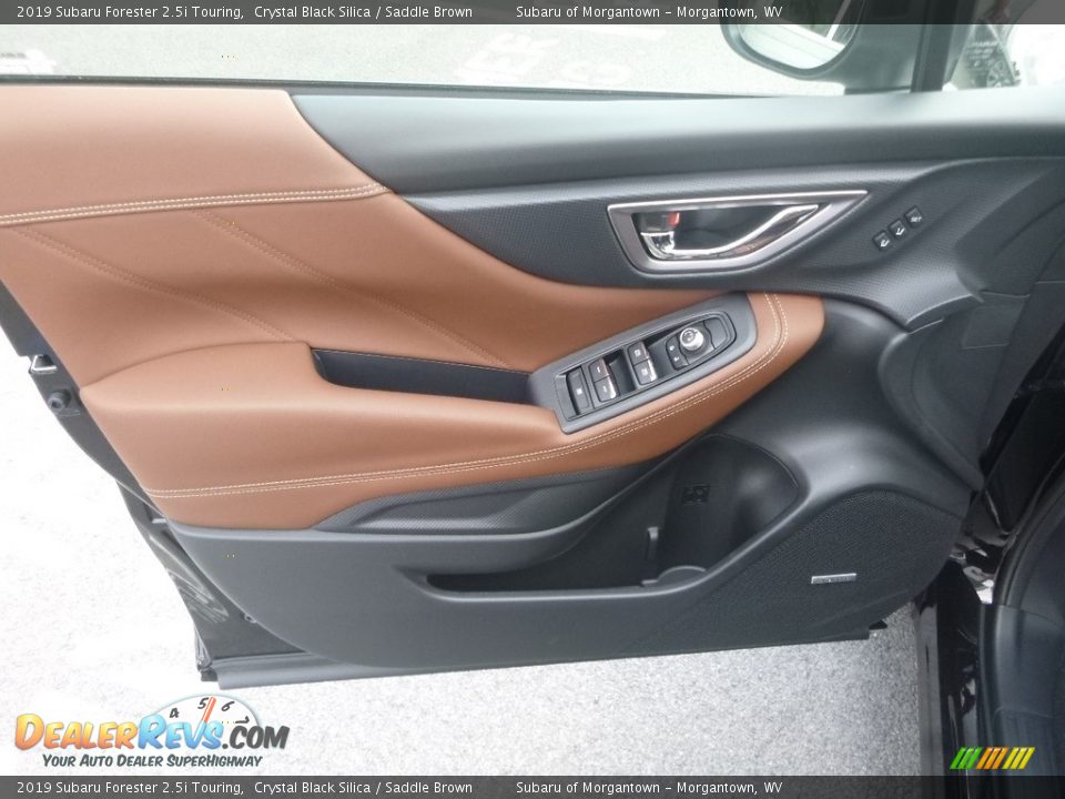 2019 Subaru Forester 2.5i Touring Crystal Black Silica / Saddle Brown Photo #13