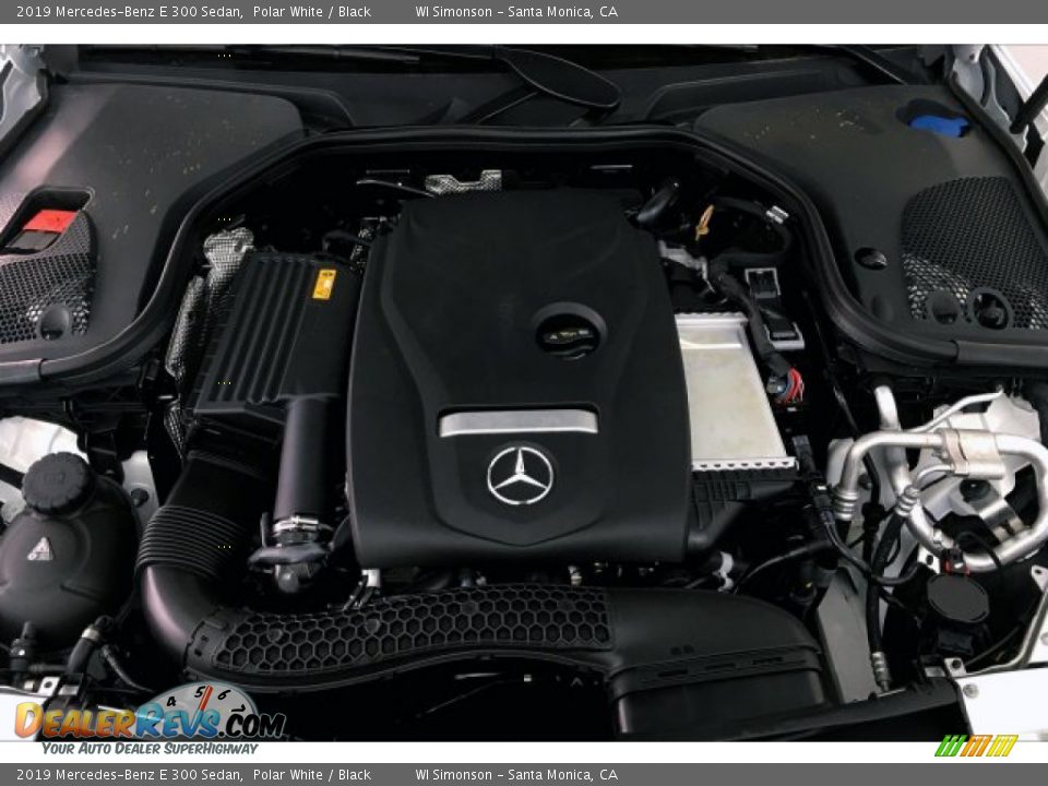 2019 Mercedes-Benz E 300 Sedan Polar White / Black Photo #7