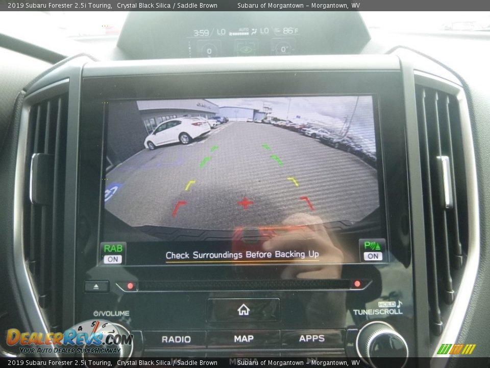 2019 Subaru Forester 2.5i Touring Crystal Black Silica / Saddle Brown Photo #17