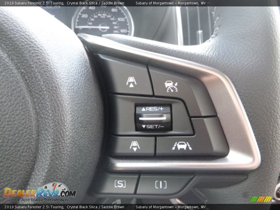 2019 Subaru Forester 2.5i Touring Crystal Black Silica / Saddle Brown Photo #18