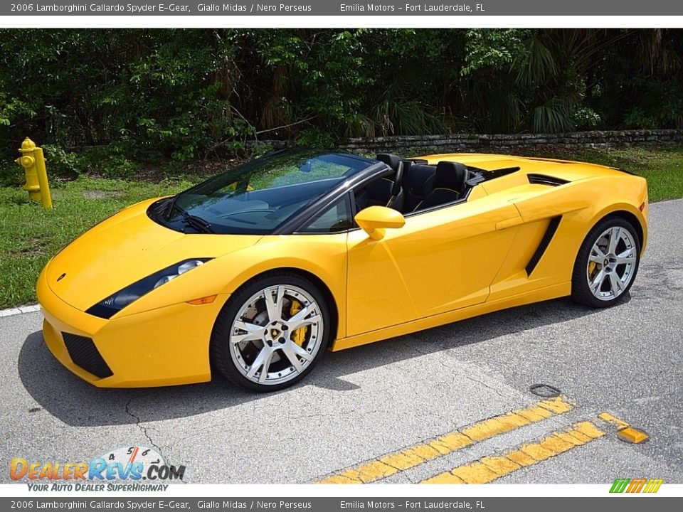 Giallo Midas 2006 Lamborghini Gallardo Spyder E-Gear Photo #3