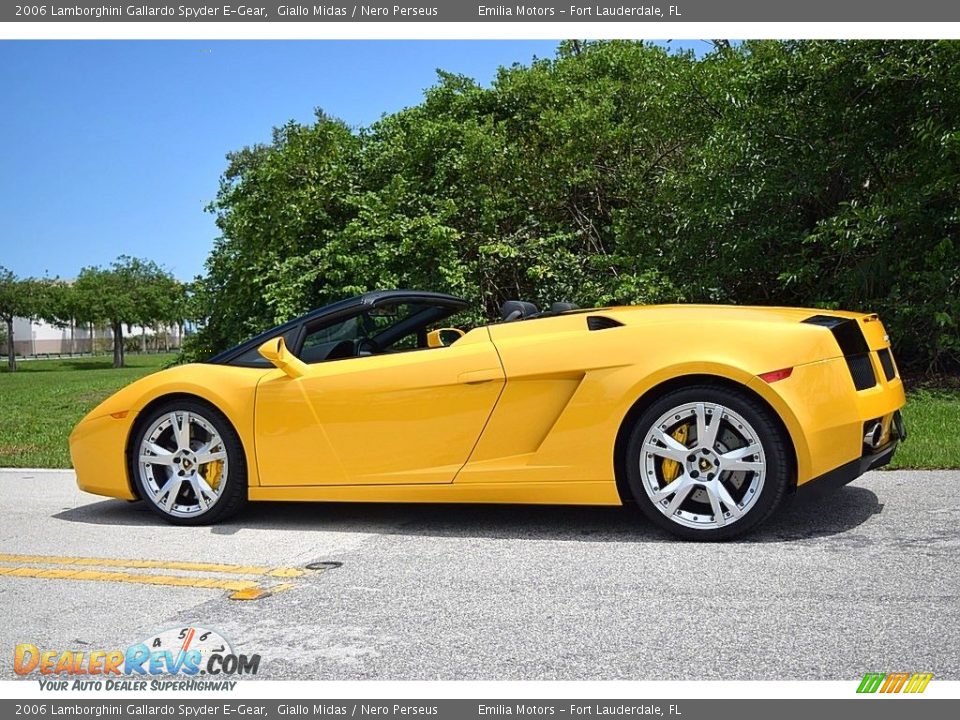 2006 Lamborghini Gallardo Spyder E-Gear Giallo Midas / Nero Perseus Photo #4