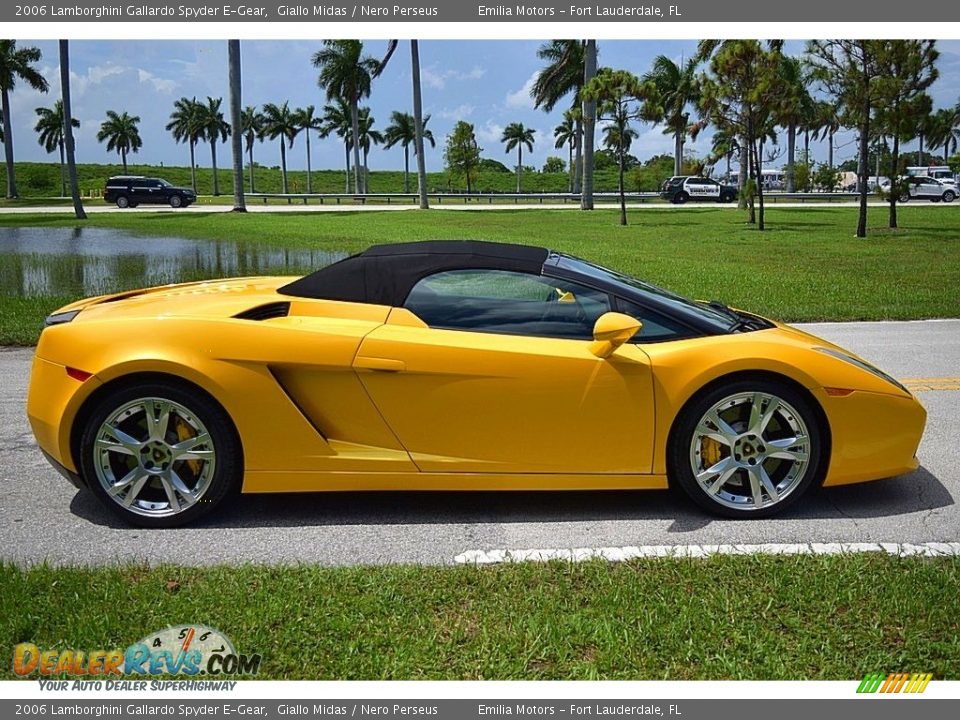 Giallo Midas 2006 Lamborghini Gallardo Spyder E-Gear Photo #8