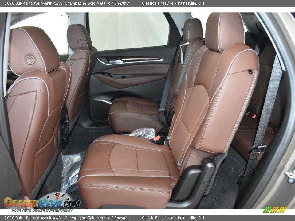 Rear Seat of 2020 Buick Enclave Avenir AWD Photo #8