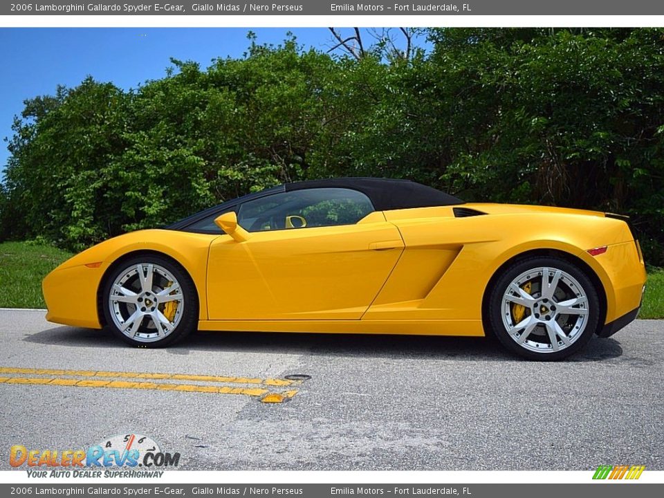 Giallo Midas 2006 Lamborghini Gallardo Spyder E-Gear Photo #10