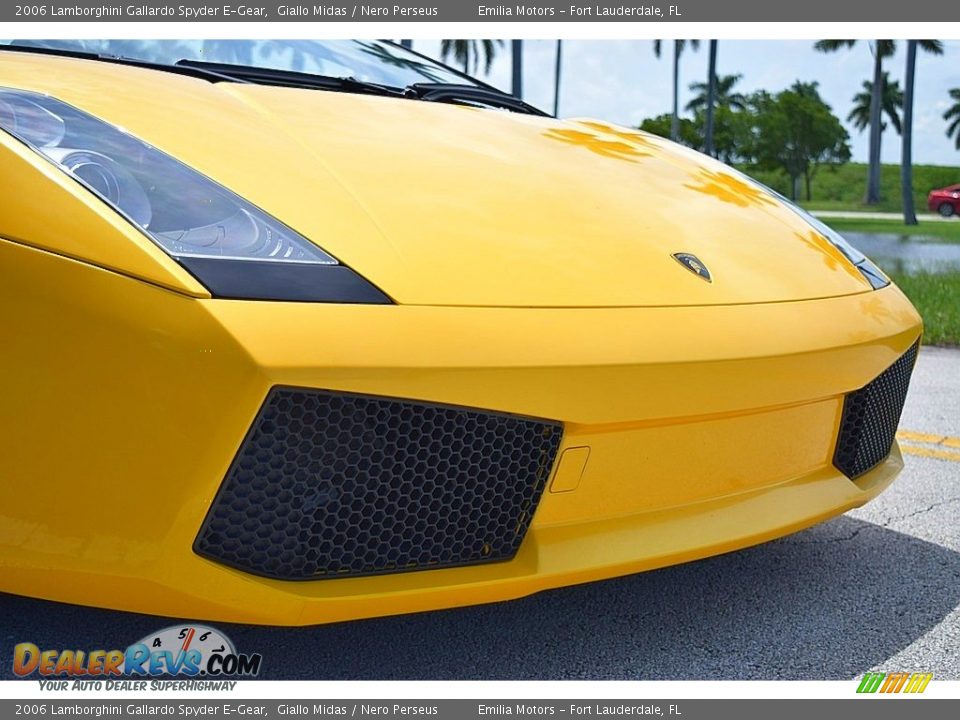 2006 Lamborghini Gallardo Spyder E-Gear Giallo Midas / Nero Perseus Photo #13