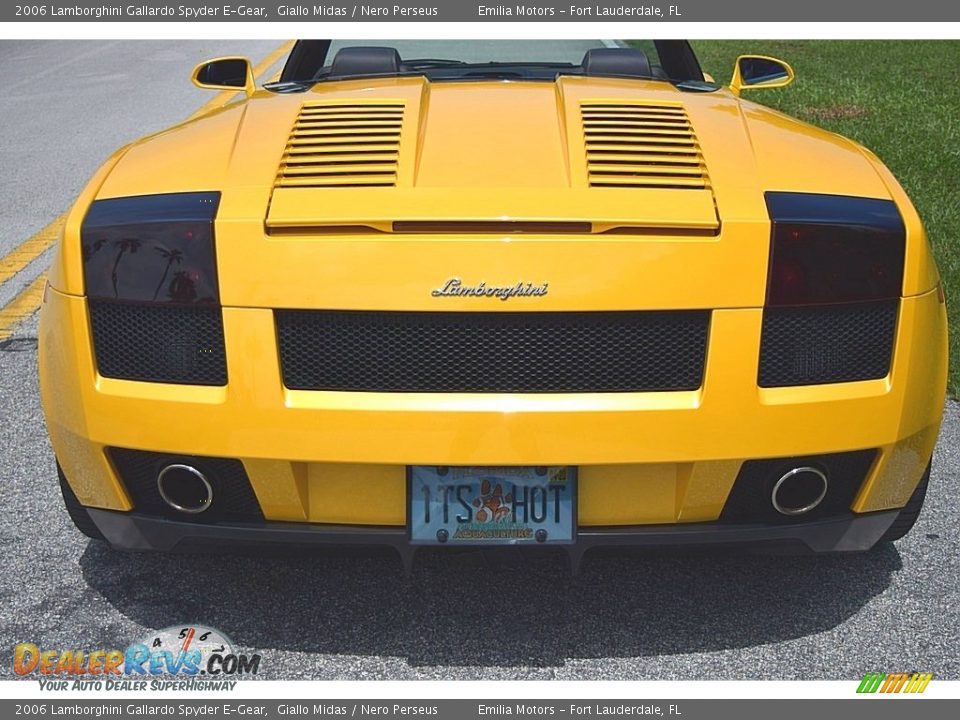 2006 Lamborghini Gallardo Spyder E-Gear Giallo Midas / Nero Perseus Photo #16