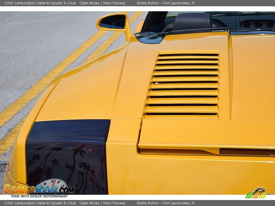 2006 Lamborghini Gallardo Spyder E-Gear Giallo Midas / Nero Perseus Photo #17