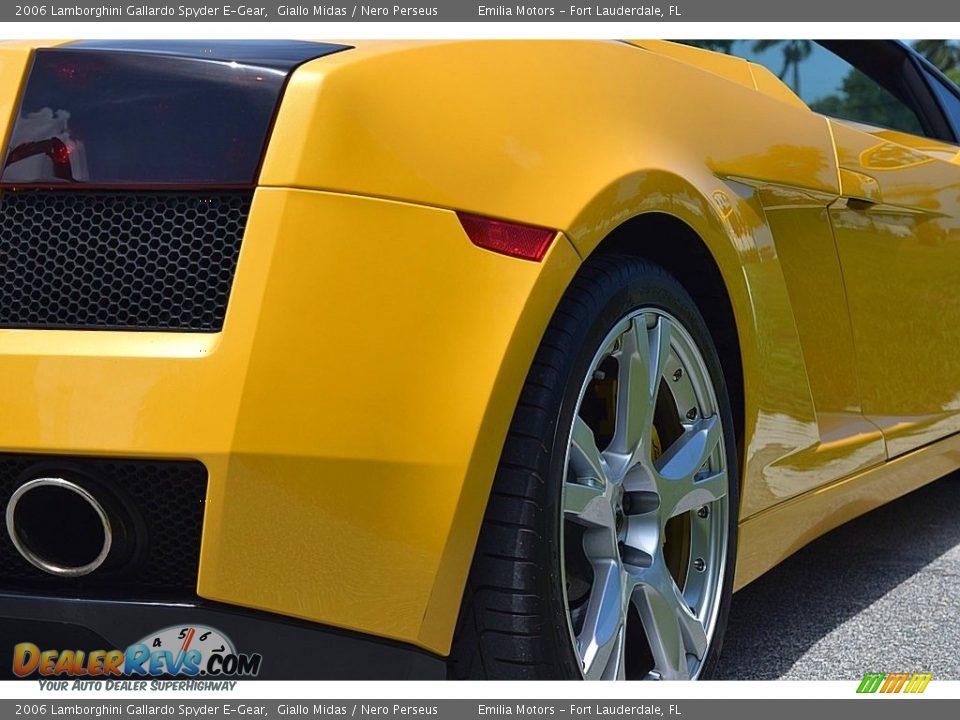 2006 Lamborghini Gallardo Spyder E-Gear Giallo Midas / Nero Perseus Photo #19