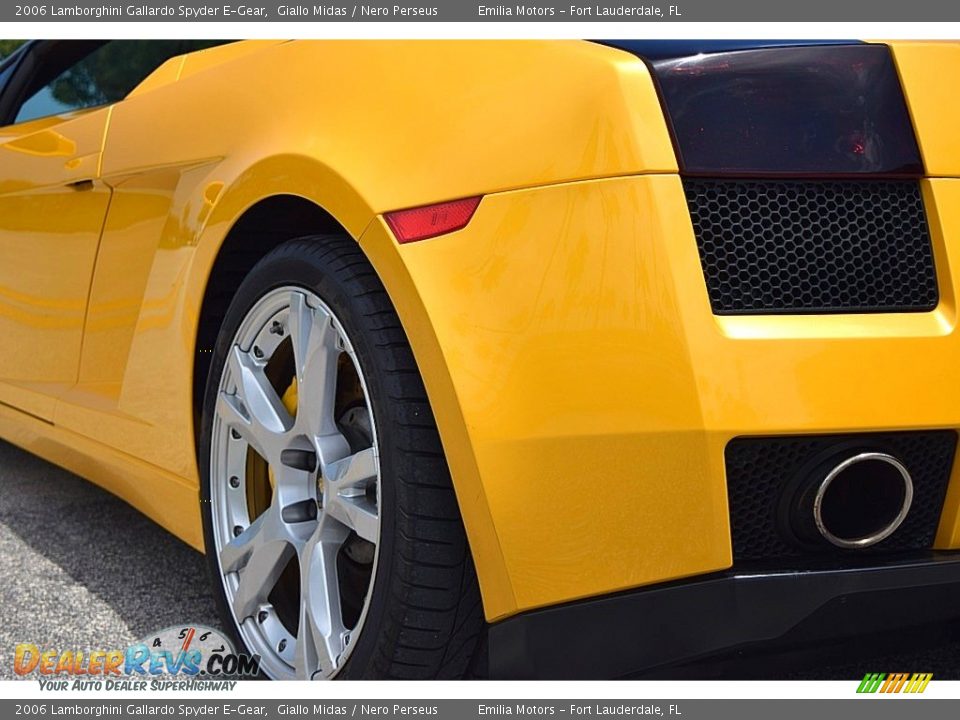 2006 Lamborghini Gallardo Spyder E-Gear Giallo Midas / Nero Perseus Photo #22