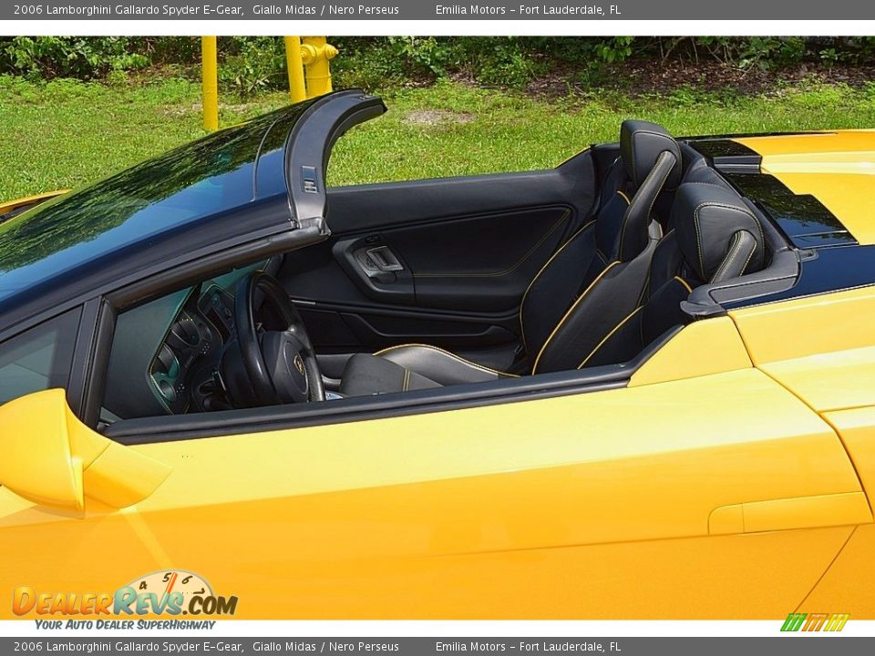 2006 Lamborghini Gallardo Spyder E-Gear Giallo Midas / Nero Perseus Photo #24