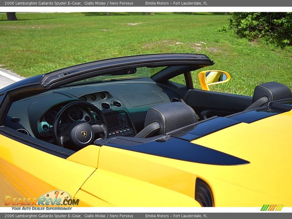 2006 Lamborghini Gallardo Spyder E-Gear Giallo Midas / Nero Perseus Photo #25