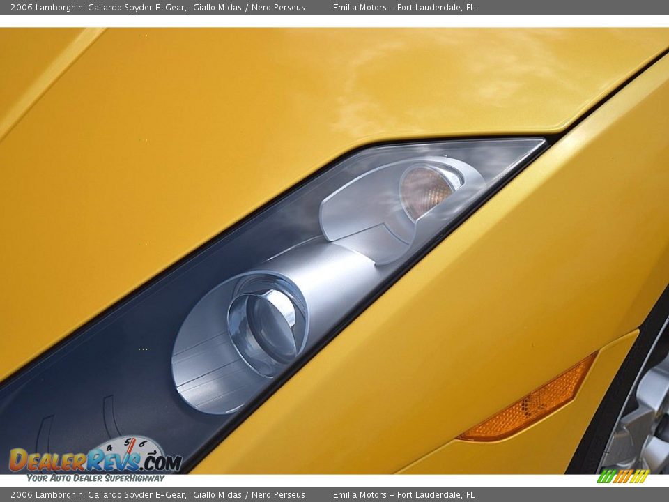 2006 Lamborghini Gallardo Spyder E-Gear Giallo Midas / Nero Perseus Photo #32