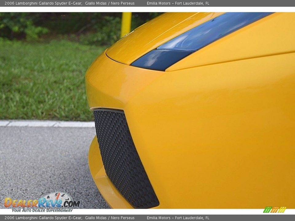 2006 Lamborghini Gallardo Spyder E-Gear Giallo Midas / Nero Perseus Photo #33