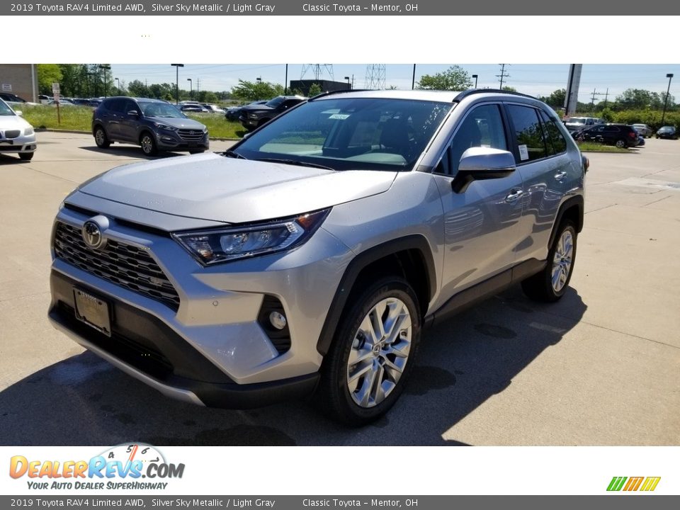 2019 Toyota RAV4 Limited AWD Silver Sky Metallic / Light Gray Photo #1