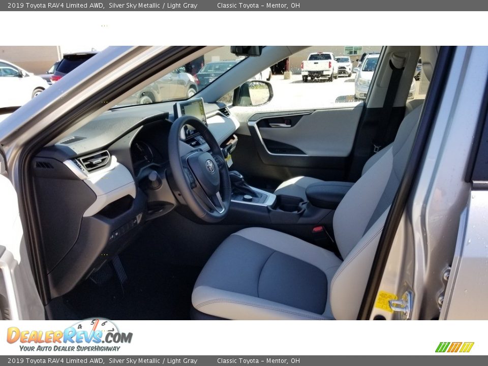 2019 Toyota RAV4 Limited AWD Silver Sky Metallic / Light Gray Photo #2