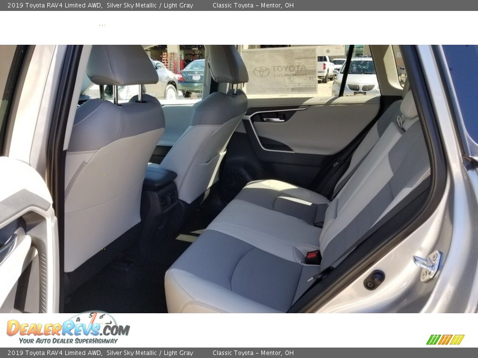 2019 Toyota RAV4 Limited AWD Silver Sky Metallic / Light Gray Photo #3