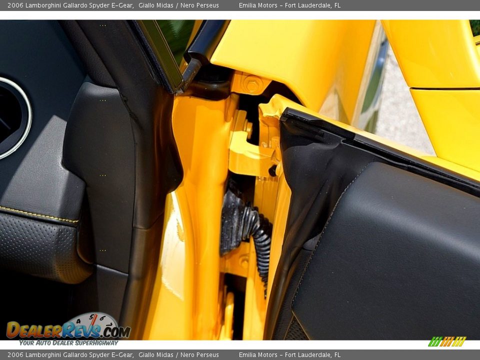 2006 Lamborghini Gallardo Spyder E-Gear Giallo Midas / Nero Perseus Photo #39