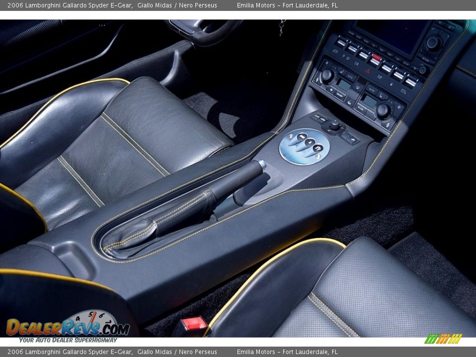 2006 Lamborghini Gallardo Spyder E-Gear Giallo Midas / Nero Perseus Photo #40