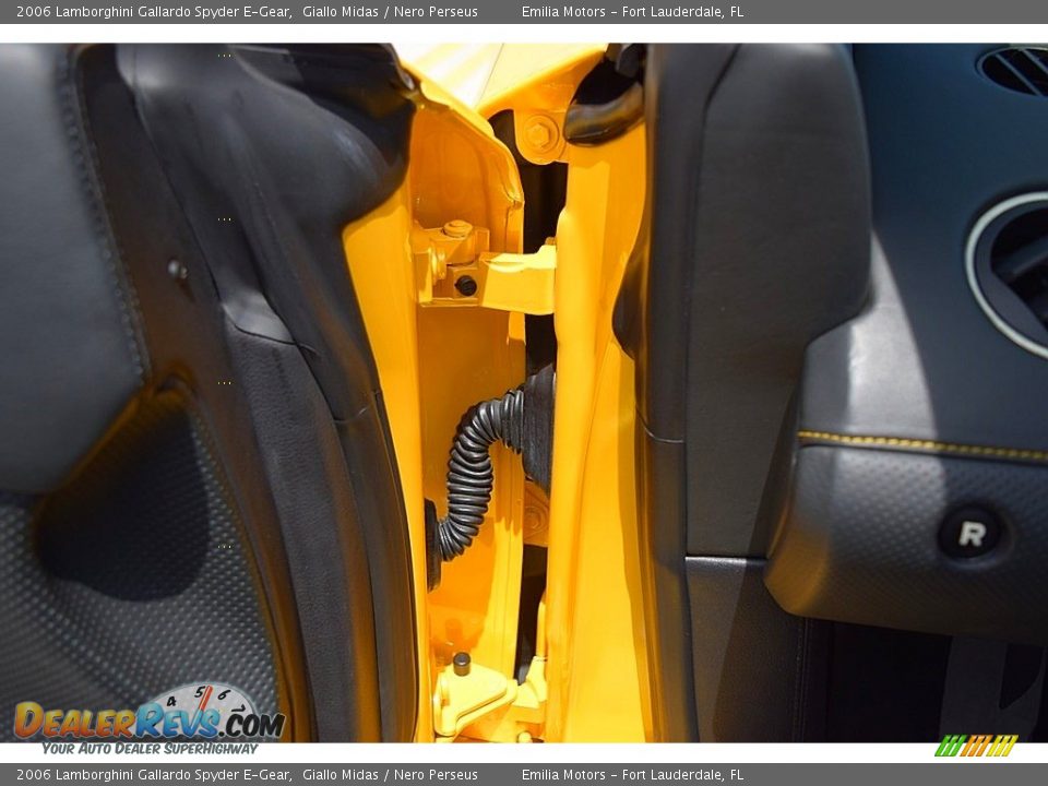 2006 Lamborghini Gallardo Spyder E-Gear Giallo Midas / Nero Perseus Photo #54