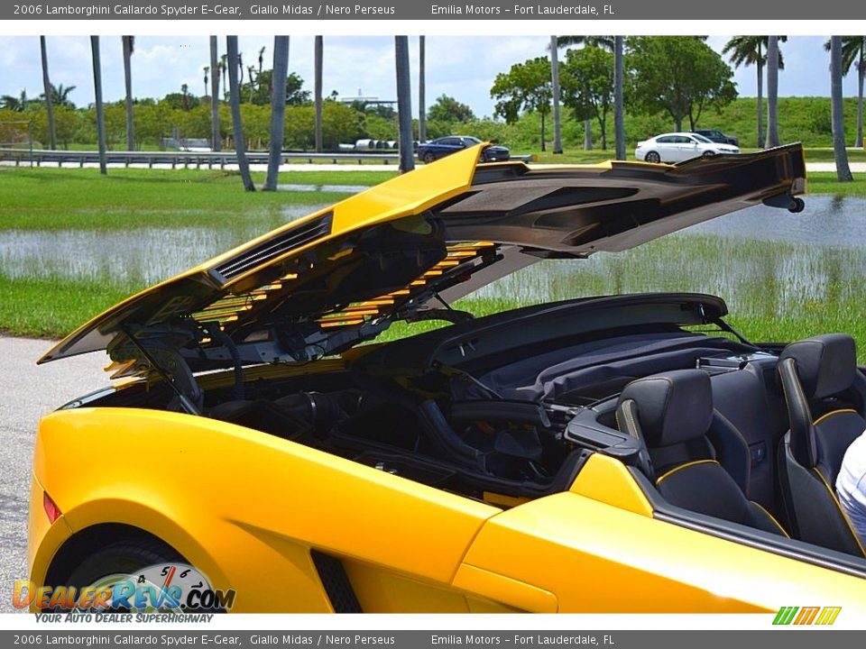 2006 Lamborghini Gallardo Spyder E-Gear Giallo Midas / Nero Perseus Photo #55
