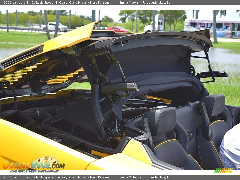 2006 Lamborghini Gallardo Spyder E-Gear Giallo Midas / Nero Perseus Photo #56