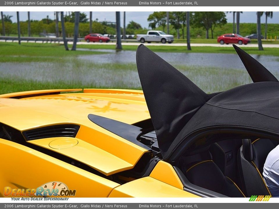2006 Lamborghini Gallardo Spyder E-Gear Giallo Midas / Nero Perseus Photo #57