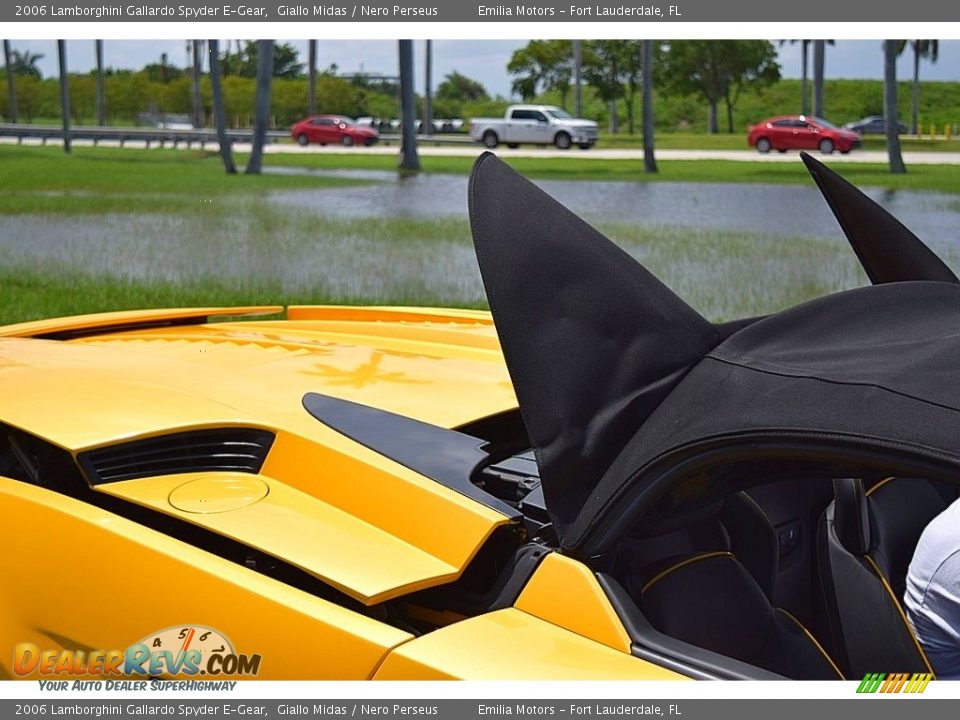 2006 Lamborghini Gallardo Spyder E-Gear Giallo Midas / Nero Perseus Photo #57