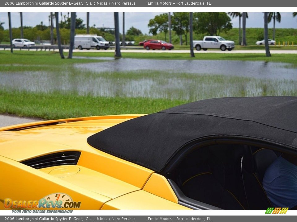 2006 Lamborghini Gallardo Spyder E-Gear Giallo Midas / Nero Perseus Photo #58