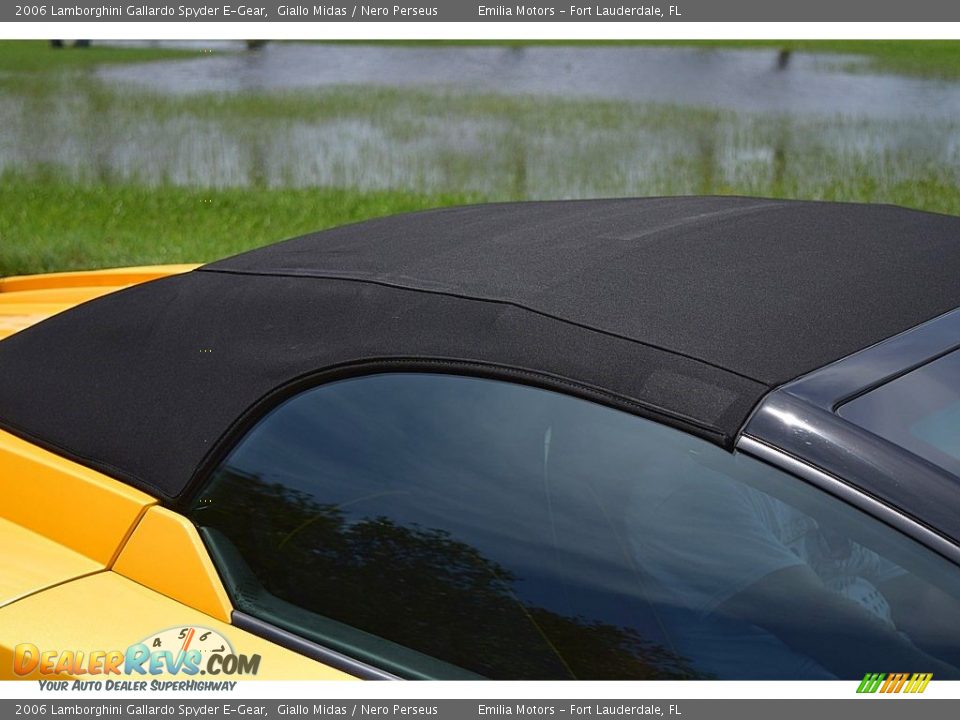 2006 Lamborghini Gallardo Spyder E-Gear Giallo Midas / Nero Perseus Photo #59